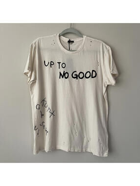NWT~R13 Up to No Good Tshirt Unisex 95% cotton 5% cashmere Size M